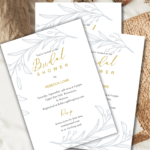 Elegant Bridal Shower Invitations