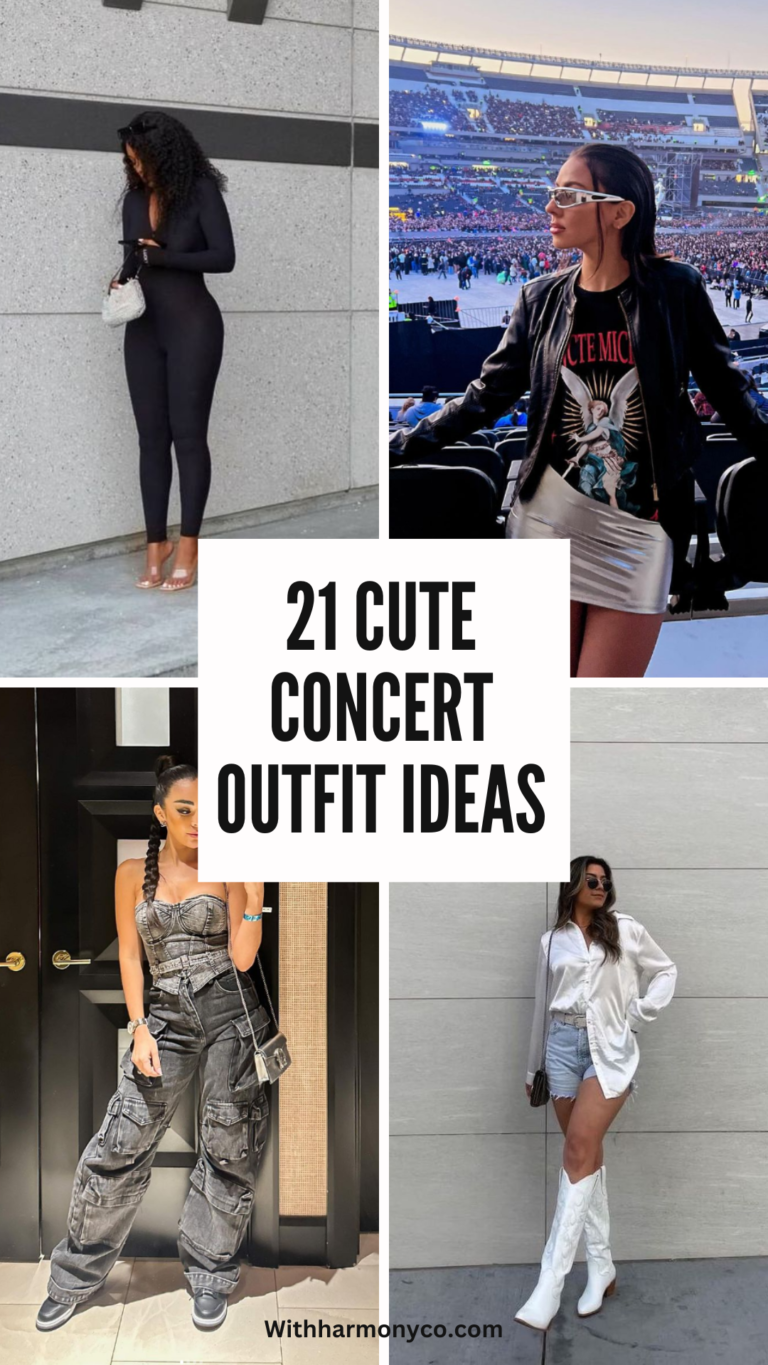 21 Cute concert outfit ideas to wear in spring and summer - withharmony &co