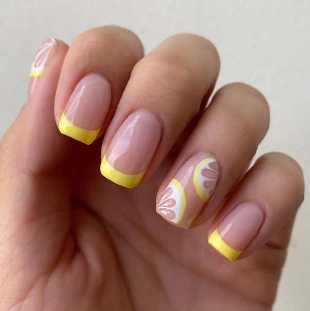lemonade nails