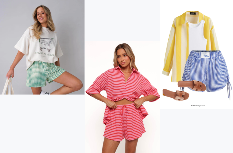 Cute boxer shorts and pants outfits-that still look put together