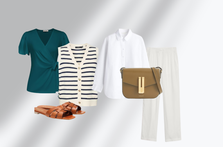 Flatter your tummy with this 6-piece Everyday Casual Summer Capsule Wardrobe
