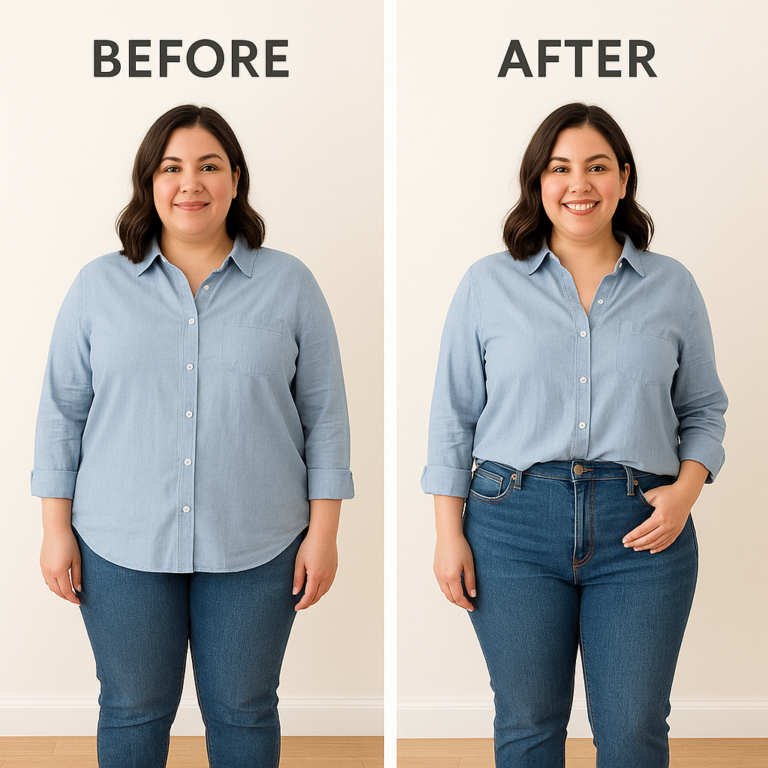 How to Dress If You Have a Big Tummy (And Still Feel Like You)